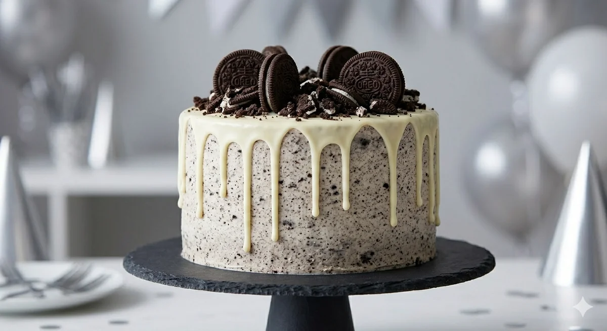 Oreo Cloud Vanilla Cake